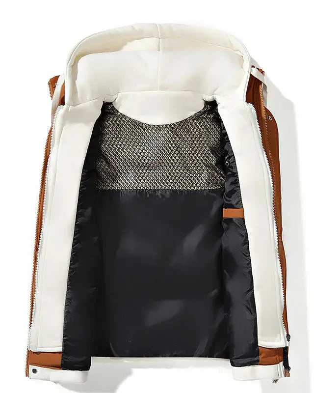 Męska Kamizelka Puchowa z Kapturem – Wodoodporna i Ciepła na Każdą Pogodę 7