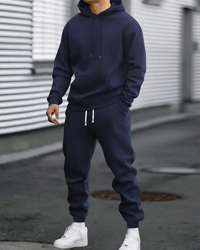 Męski Dres – Wygodny Komplet z Kapturem i Spodniami Joggingowymi do Codziennego Użytku 3