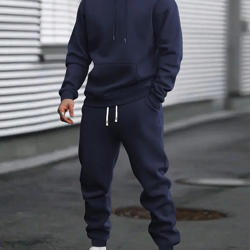 Męski Dres – Wygodny Komplet z Kapturem i Spodniami Joggingowymi do Codziennego Użytku 3