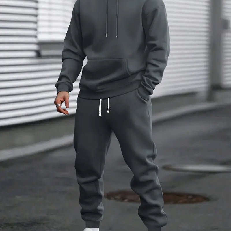 Męski Dres – Wygodny Komplet z Kapturem i Spodniami Joggingowymi do Codziennego Użytku 4