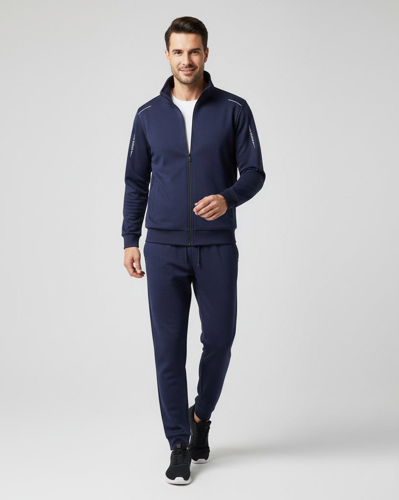 Męski Zestaw Dresowy – Stylowa Kurtka i Dopasowane Spodnie na Codzienne Użycie 1