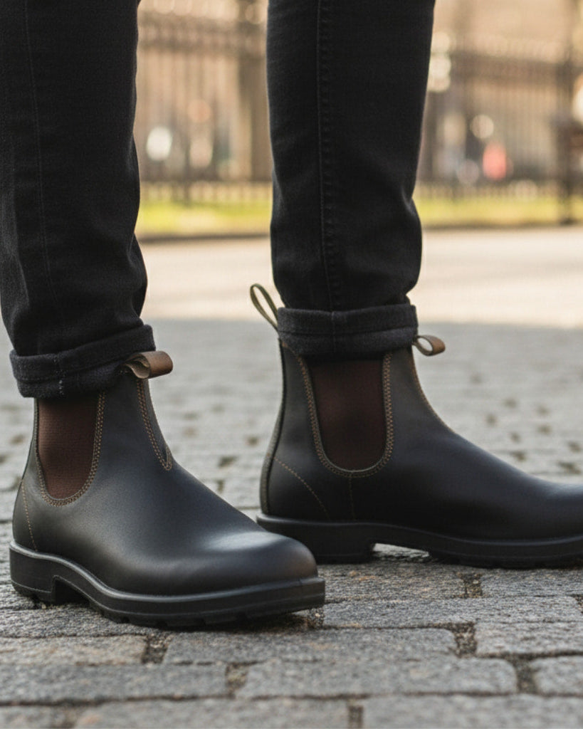 Męskie Botki Chelsea – Wygodne i Stylowe na Co Dzień 5