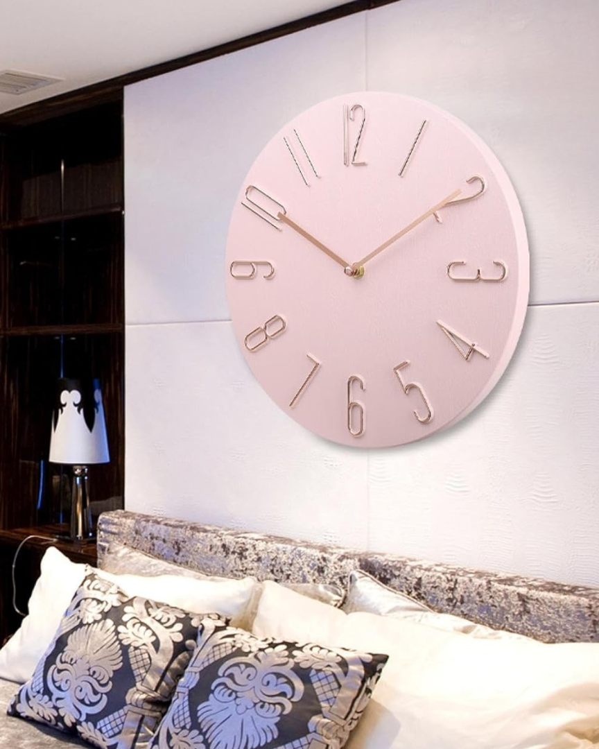 Miłośnicy Minimalizmu Zegar Ścienny – Cichy Mechanizm dla Spokojnego Wnętrza 1