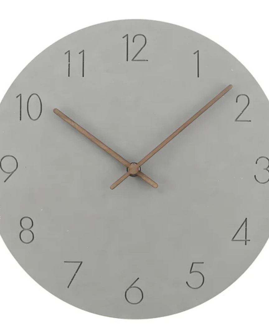 Miłośnicy Minimalizmu Zegar Ścienny – Cichy i Elegancki Akcent do Wnętrz 0
