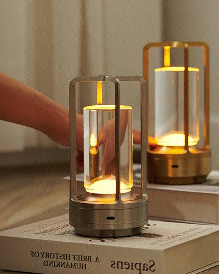 Miłośnicy Ogrodów Bezprzewodowa Lampa Stołowa LED – Ekologiczne Oświetlenie z Ładowaniem Słonecznym 2