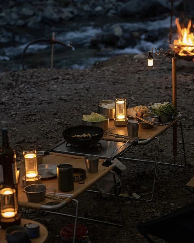 Miłośnicy Ogrodów Bezprzewodowa Lampa Stołowa LED – Ekologiczne Oświetlenie z Ładowaniem Słonecznym 5