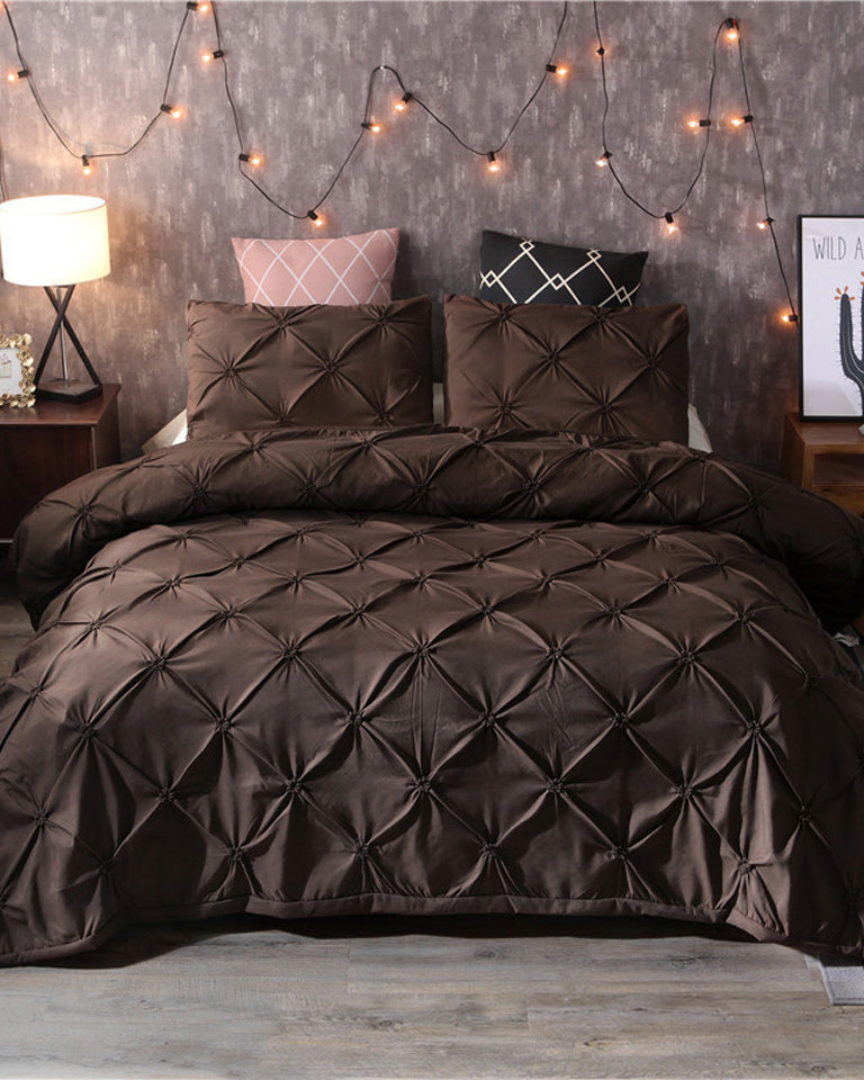 Miłośnicy Wygody Komplet Pościeli – Tekstura Marszczenia dla Eleganckiego Wyglądu 3