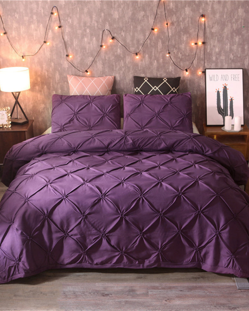 Miłośnicy Wygody Komplet Pościeli – Tekstura Marszczenia dla Eleganckiego Wyglądu 5