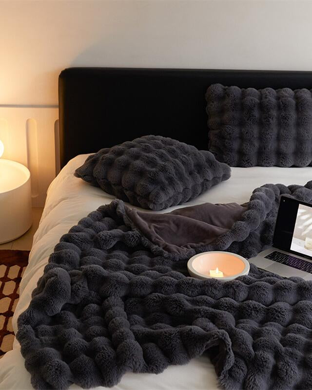 Miłośnicy komfortu Koc 3D – Niezrównana miękkość i stylowy akcent 3