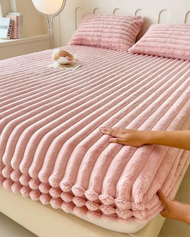 Miłośnicy komfortu Prześcieradło prążkowane – Miękka, elastyczna powierzchnia dla lepszego snu 3