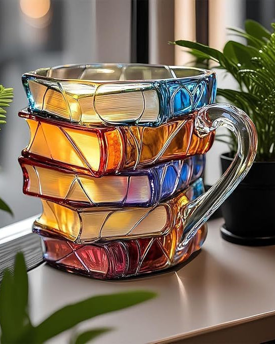 Miłośnicy książek Filiżanka do kawy – Kreatywny design w stylu książek dla wyjątkowych chwil 2