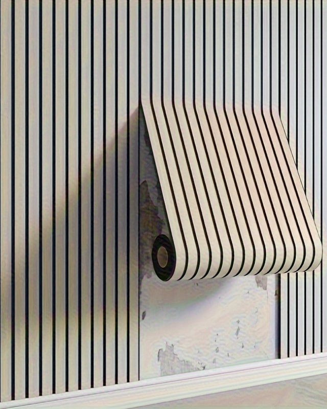 Miłośnicy wnętrz Panel ścienny 3D – Samoprzylepny design imitujący drewno dla łatwej modernizacji 3