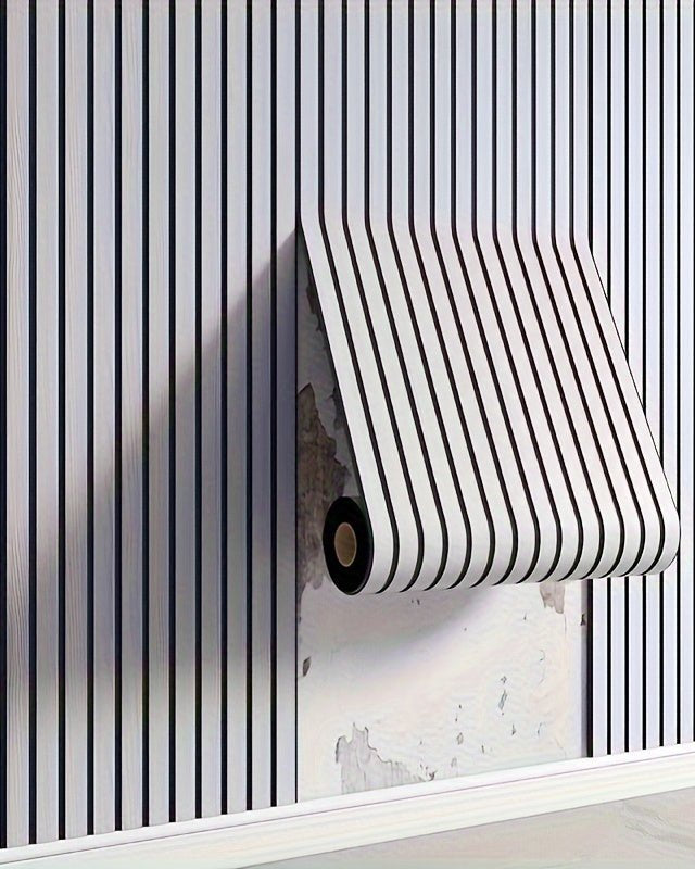 Miłośnicy wnętrz Panel ścienny 3D – Samoprzylepny design imitujący drewno dla łatwej modernizacji 4