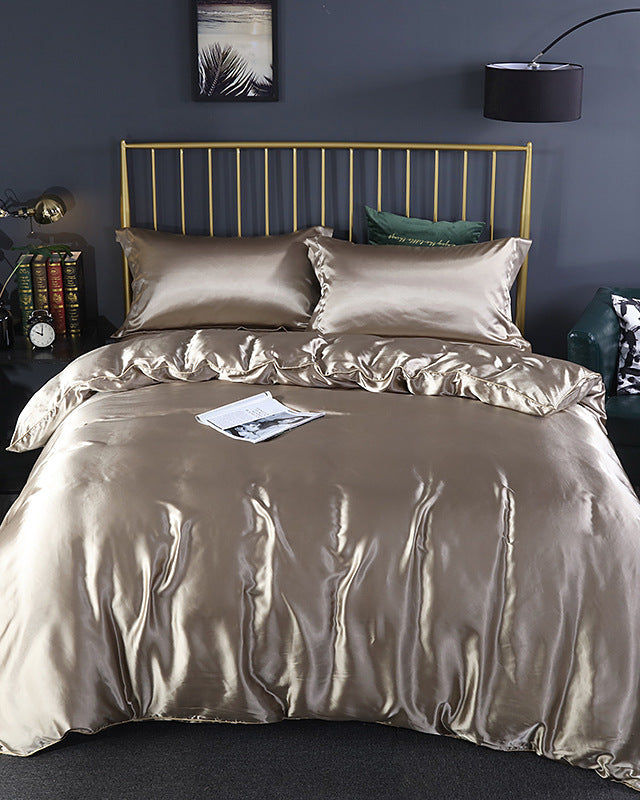 Osoby ceniące komfort Komplet pościeli – Elegancka gładka powierzchnia dla lepszego snu 0