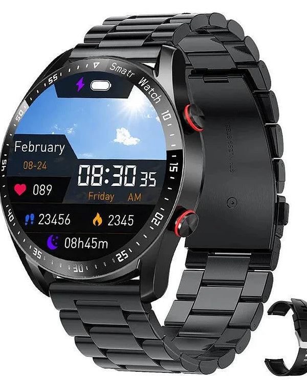 Osoby dbające o zdrowie Smartwatch – Pomiar EKG i ciśnienia krwi dla lepszego samopoczucia 0