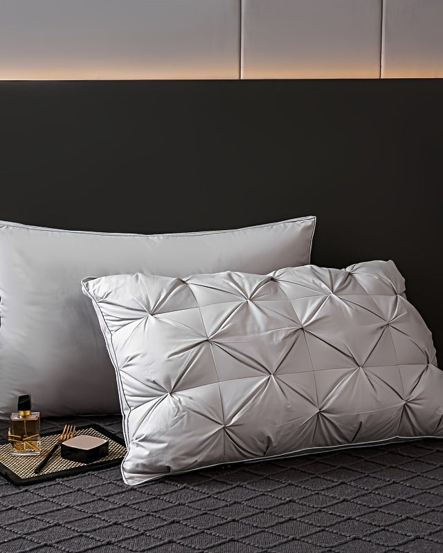 Osoby szukające komfortu Poduszka Pikowana – Wspiera Kręgosłup i Zapewnia Luksusowy Sen 5