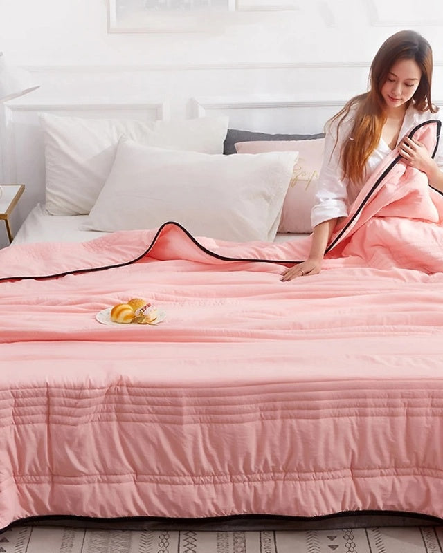 Osoby wrażliwe na ciepło Kołdra chłodząca – Natychmiastowe uczucie chłodu i komfortowy sen 7