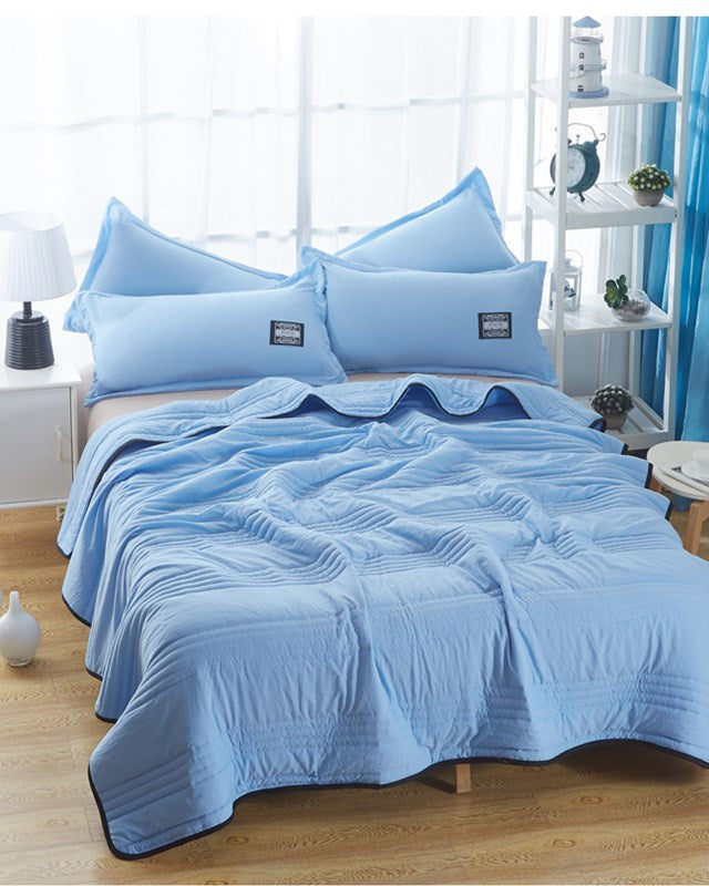 Osoby z problemami ze snem Koc Chłodzący – Innowacyjna Termoregulacja dla Spokojnego Snów w Letnie Noce 4