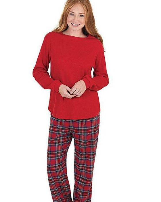 Rodzinna Piżama Świąteczna – Wygodny Zestaw z Kratką dla Ciepłych Chwil Razem 2