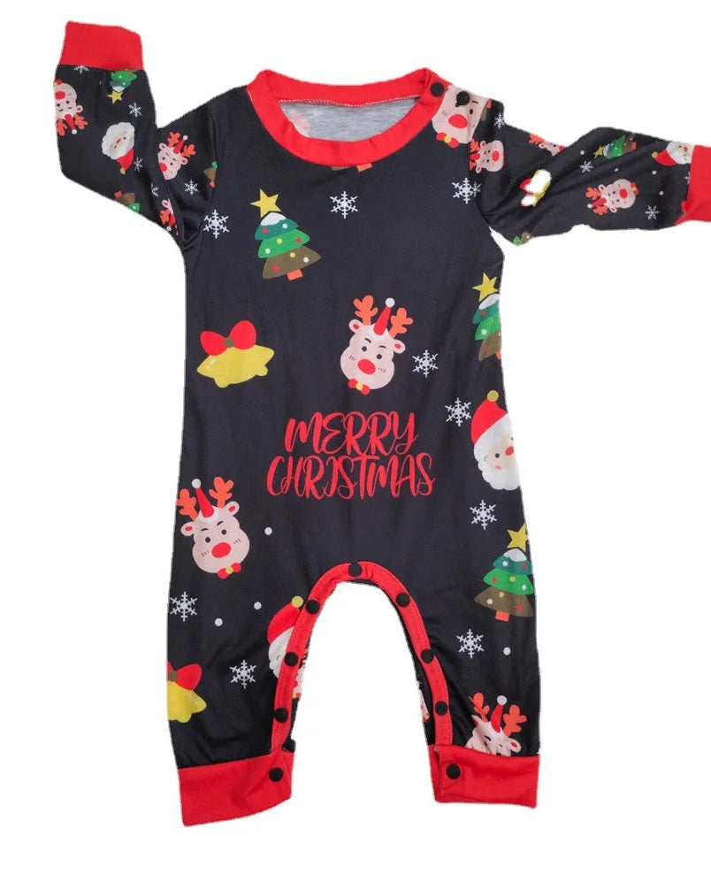 Rodzinne Piżamy Unisex – Komfortowe z Geripowanymi Mankietami na Święta 2