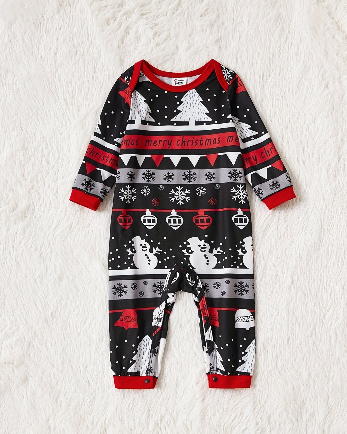 Rodzinny Zestaw Piżam Unisex – Wygodne Świąteczne Ubrania dla Całej Rodziny w Miękkim Dżerseju 2