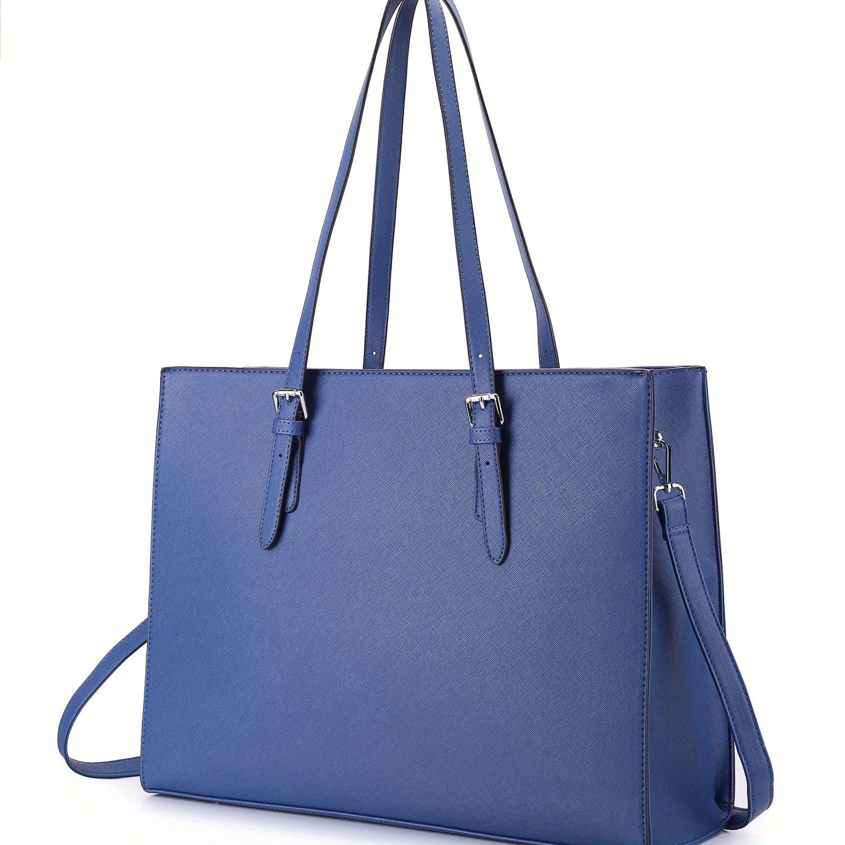 Damska Duża Tote Bag - Torba na Ramię z Wieloma Przegrodami