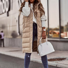 Damska Pikowana Kamizelka – Stylowy Kaptur i Komfort na Sezon Przejściowy 1