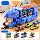 Dzieci Zestaw Zabawki – Ciężarówka z Dinozaurem 2 w 1 z Torami Wyścigowymi 0