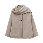 Kobiety Zestaw Płaszczy i Szalików – Elegancki Krój, Komfort na Co Dzień 3