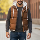 Męska Kamizelka Puchowa z Kapturem – Wodoodporna i Ciepła na Każdą Pogodę 4