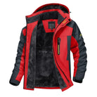 Męska Kurtka Zimowa – Wodoodporna z Kapturem i Wiele Kieszeni na Przygody w Zimowych Warunkach 3