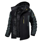 Męska Kurtka Zimowa – Wodoodporna z Kapturem i Wiele Kieszeni na Przygody w Zimowych Warunkach 4