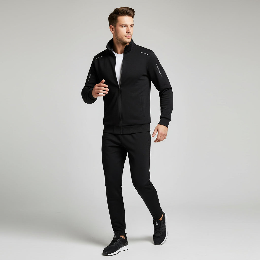 Męski Zestaw Dresowy – Stylowa Kurtka i Dopasowane Spodnie na Codzienne Użycie 2