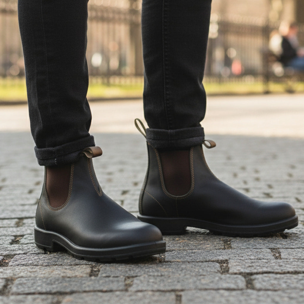 Męskie Botki Chelsea – Wygodne i Stylowe na Co Dzień 5