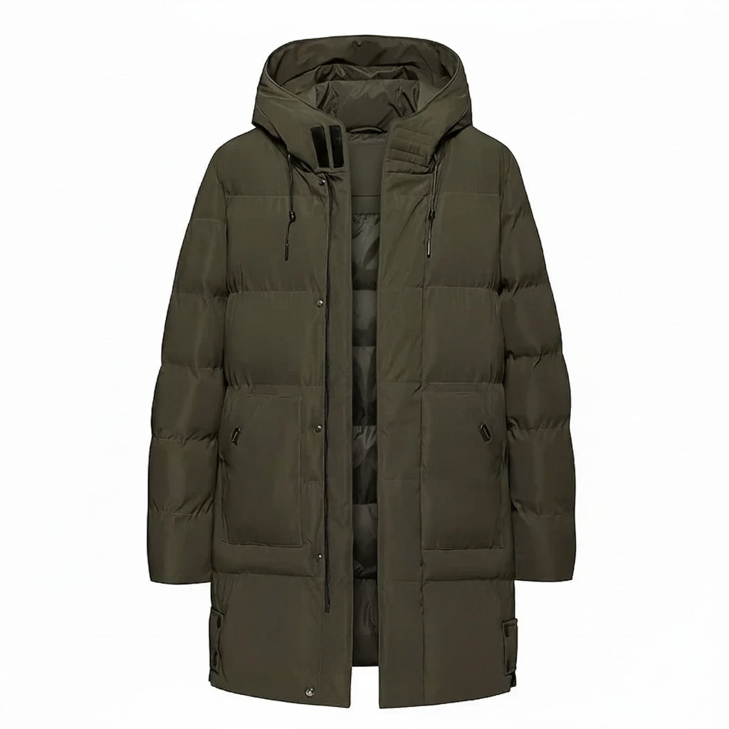 Mężczyźni Kurtka Parka – Wodoodporna Ochrona i Styl na Każdą Pogodę 4