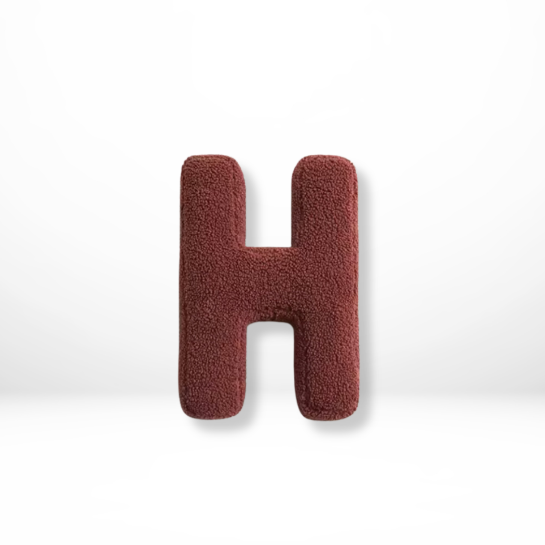 Miękka Poduszka z Inicjałami A-Z – Personalizowany Akcent do Twojego Wnętrza 9