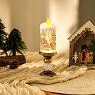 Miłośnicy Dekoracji Wnętrz Świeca LED – Elegancka Przezroczysta Lampa z Ciepłym Blaskiem 0