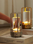 Miłośnicy Ogrodów Bezprzewodowa Lampa Stołowa LED – Ekologiczne Oświetlenie z Ładowaniem Słonecznym 2