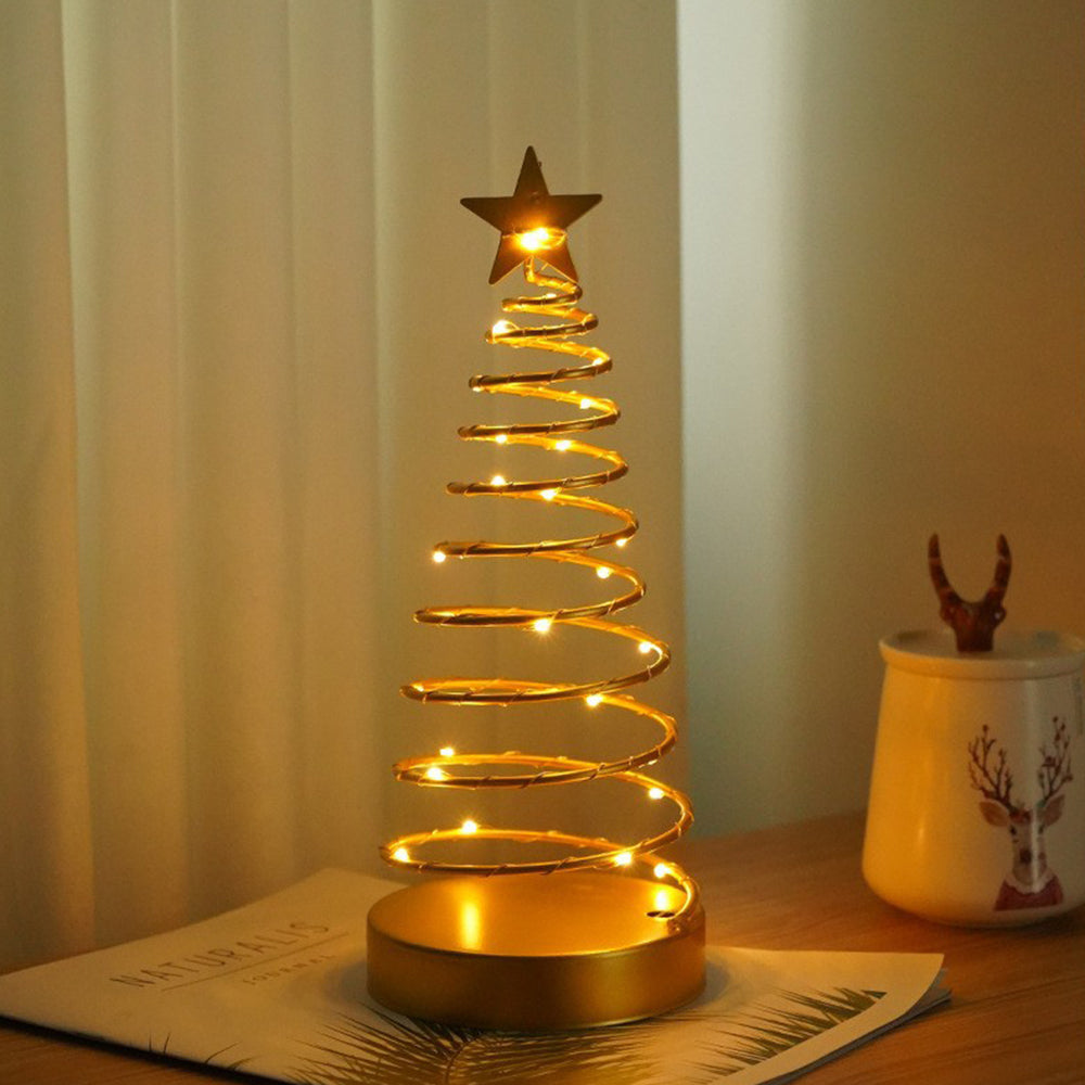 Miłośnicy Świąt Lampka Choinkowa LED – Elegancka Dekoracja z Kryształowym Blaskiem 4