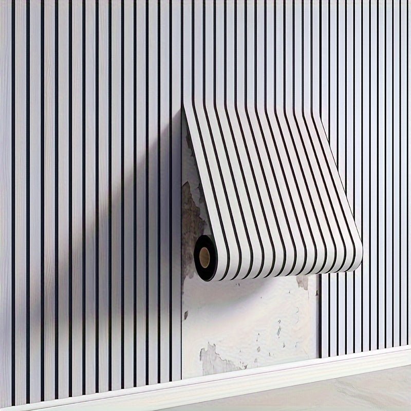 Miłośnicy wnętrz Panel ścienny 3D – Samoprzylepny design imitujący drewno dla łatwej modernizacji 4