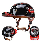 Motocykliści Kask Półskorupowy – Lekki i Stylowy z Certyfikatem Bezpieczeństwa 0