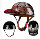 Motocykliści Kask Półskorupowy – Lekki i Stylowy z Certyfikatem Bezpieczeństwa 1