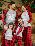 Rodzinna Piżama Unisex – Komfortowy Zestaw z Reniferem na Święta do Relaksu w Zimowe Poranki 2