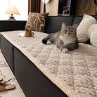 Właściciele zwierząt Ochraniacz na sofę – Pikowana narzuta z antypoślizgowym spodem dla stylowej ochrony 3