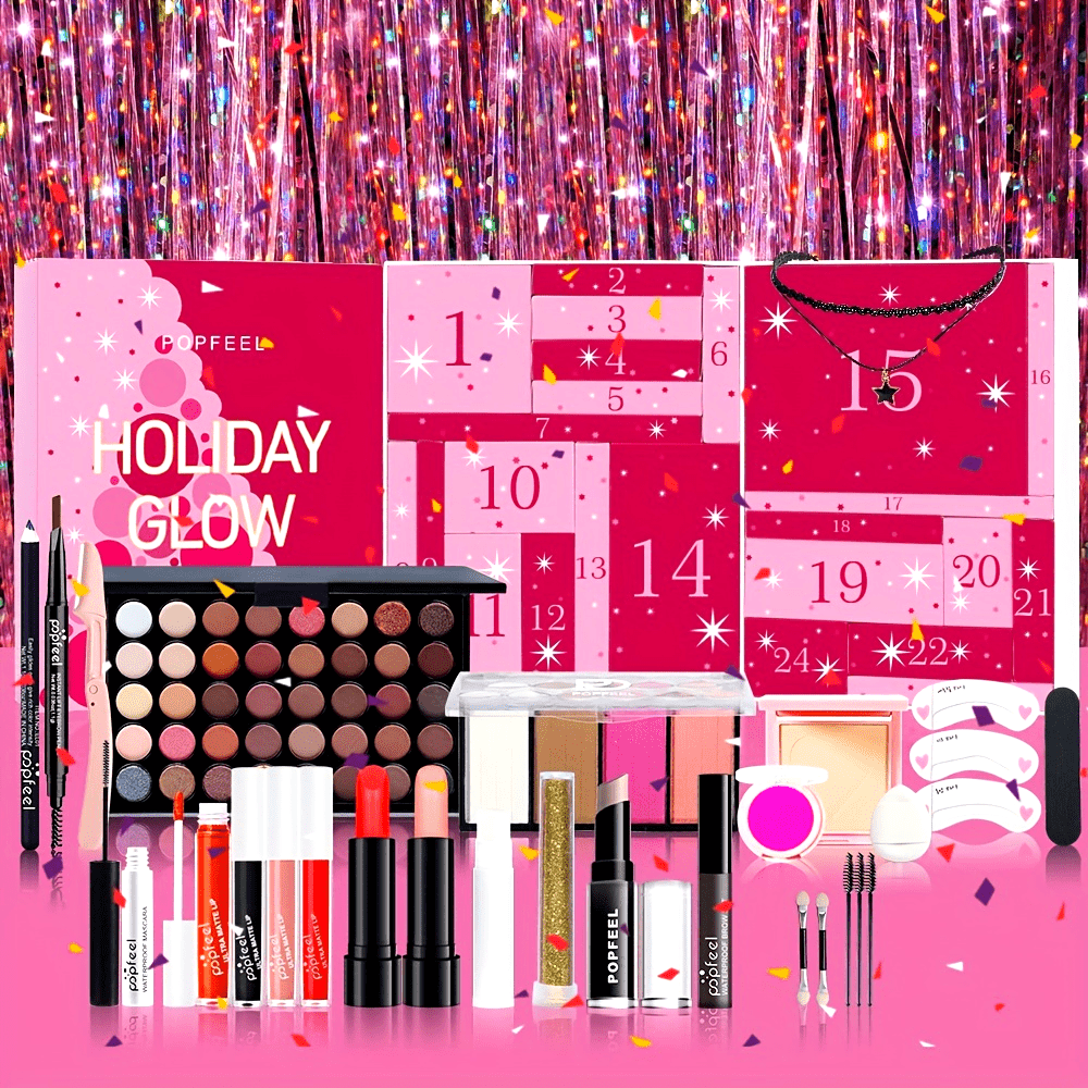 Zestaw Kosmetyków Damskich – 24-Dniowa Kolekcja na Każdą Okazję, Idealny Prezent 0